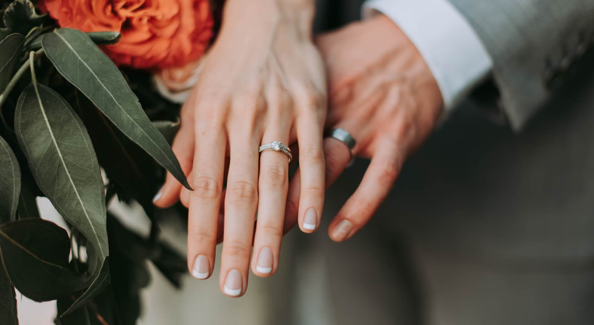 Wedding ring is what partners give to each other